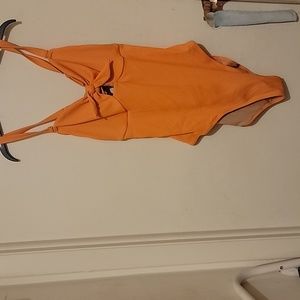 Old Navy Orange One Piece Swimsuit 2x